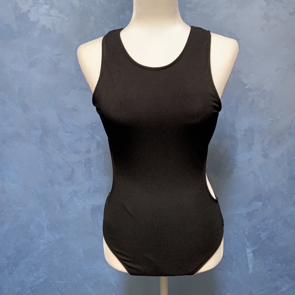 Shein Black one piece swimsuit